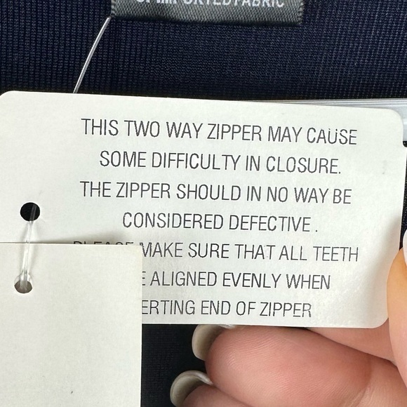 CitiKnits Petite Navy and Neon Green 3/4 Sleeve Jacket - Picture 7 of 13